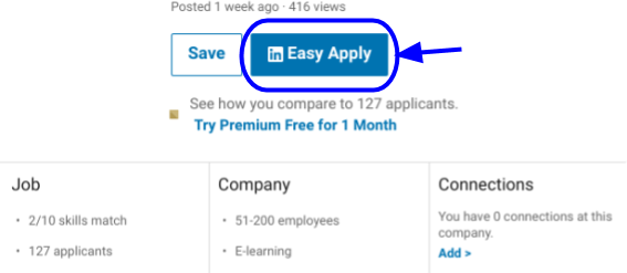 LinkedIn Easy Apply