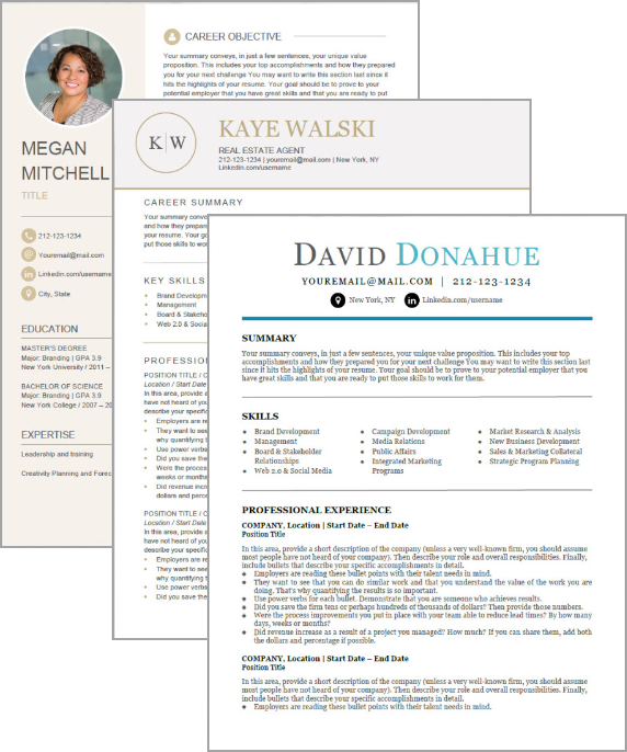 modern resume templates for the digital age